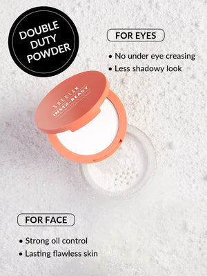 Polvo fijador para rostro y debajo de los ojos Insta-Ready Duo-Translucent