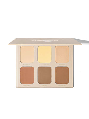 Stereo Face Six-color Cosmetic Disc-502 Nude