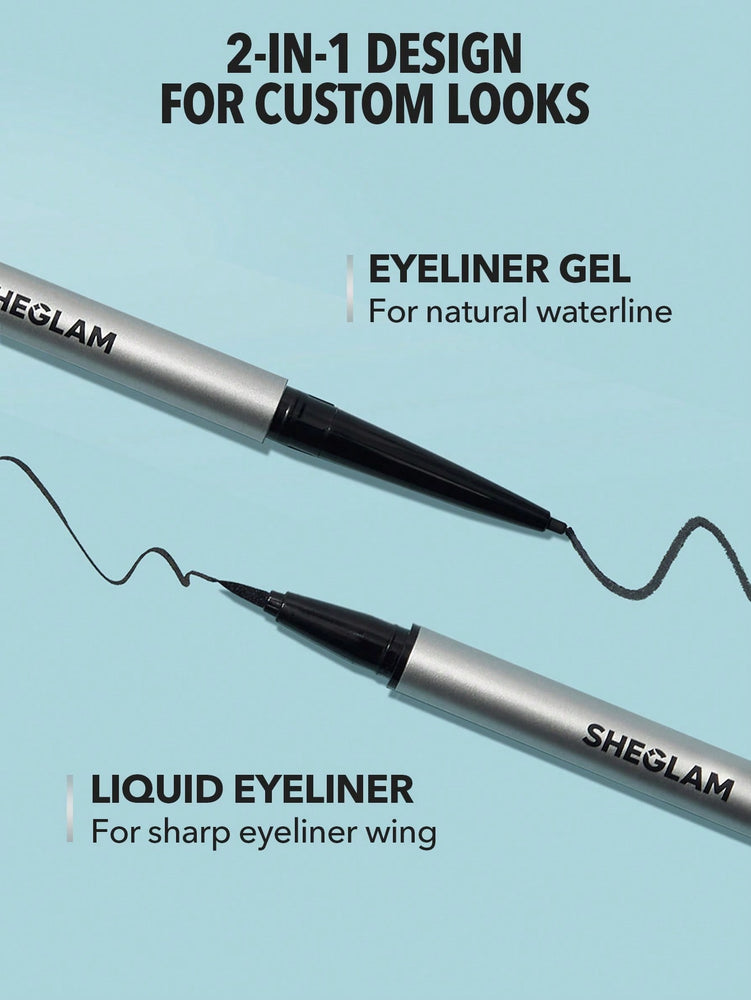 Podwójny Eyeliner Expert - Czarny