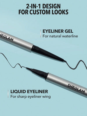 On-Line Dual Eyeliner - Black