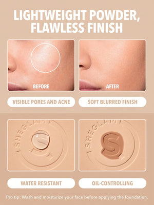 Skin-Focus High Coverage Powder Foundation-Fair