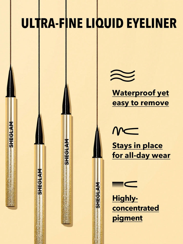 Line & Define Waterproof Liquid Eyeliner - Καφέ