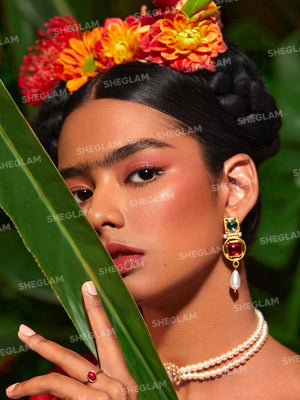 Frida Kahlo X SHEGLAM X Frida Kahlo Self Portrait Cream Blush-Folk Art