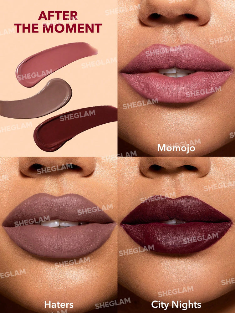 Conjunto de Batom Líquido Matte Allure Mini - After The Moment