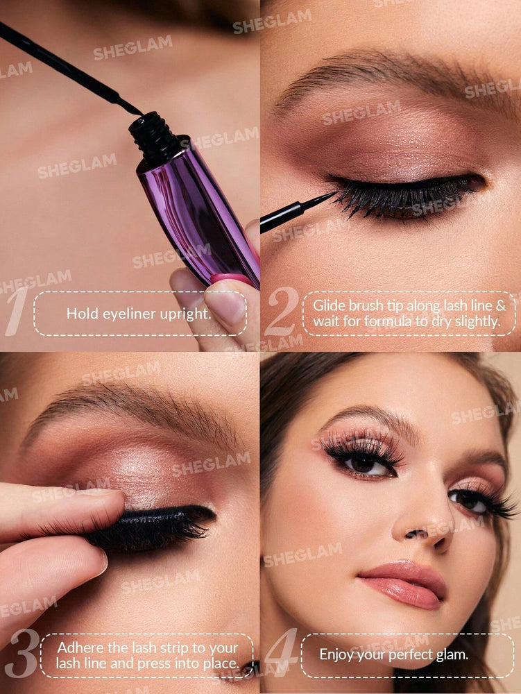 All Eyes On You Eyelash Cola Liner-Preto