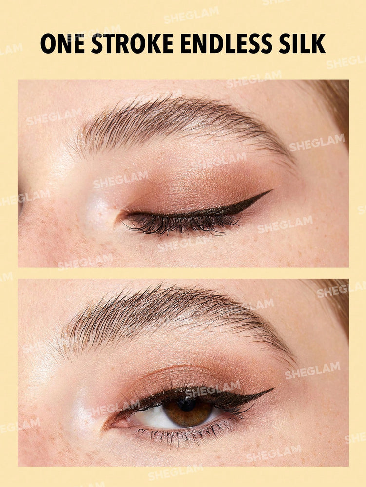 Line & Define Waterproof Liquid Eyeliner - Καφέ