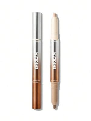 Fine Line 2-In-1 Nose Contour & Highlight Pen-Umber