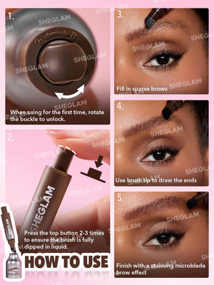 Brow-Fection Angled Brush & Dip-Taupe