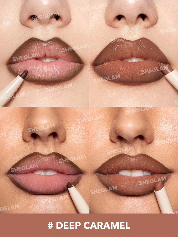 Glam 101 Huulipuna & Liner Duo-Deep Caramel