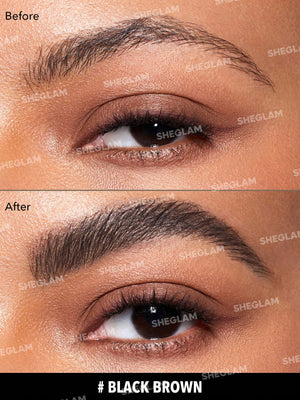 Expert Eyebrow Gel-Black-Brown