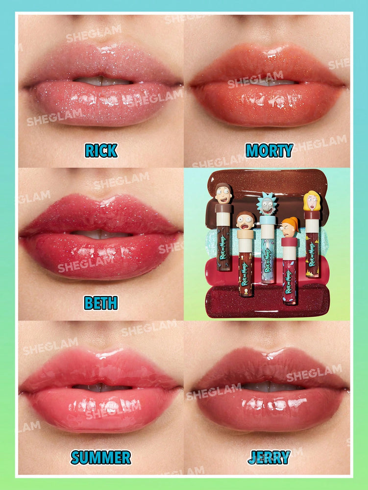 Rick and Morty X SHEGLAM Family Counseling Lip Gloss Set