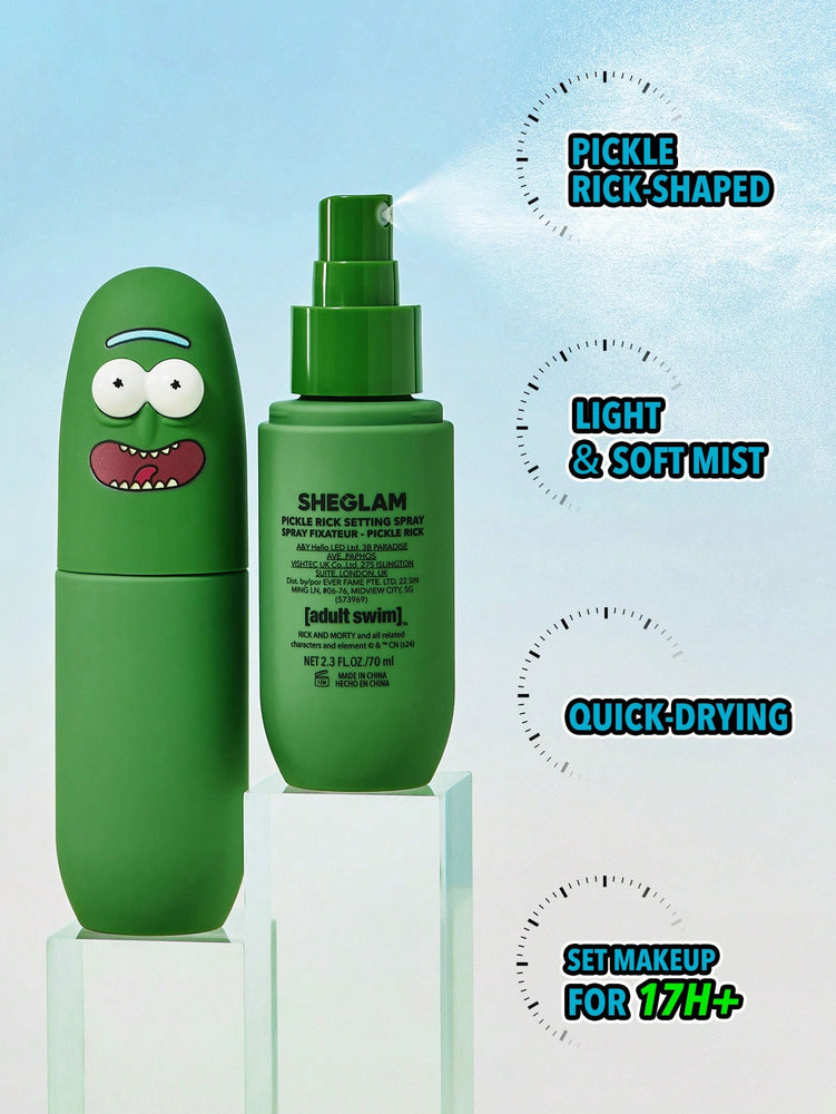 Rick and Morty X SHEGLAM Pickle Rick Setting Spray