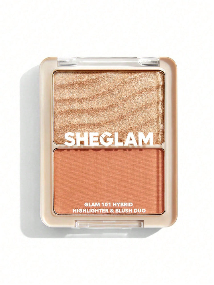 Glam 101 Hybrid Highlighter & Blush Duo-Vienna