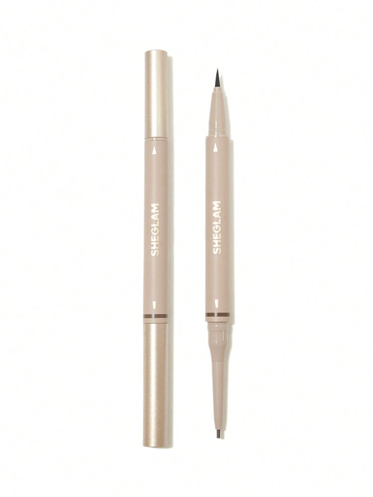 Lápis de sobrancelhas 2-em-1 Brows On Demand - Taupe