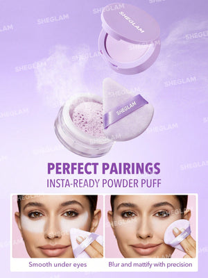 Insta-Ready Face & Under Eye Setting Powder Duo-Taro