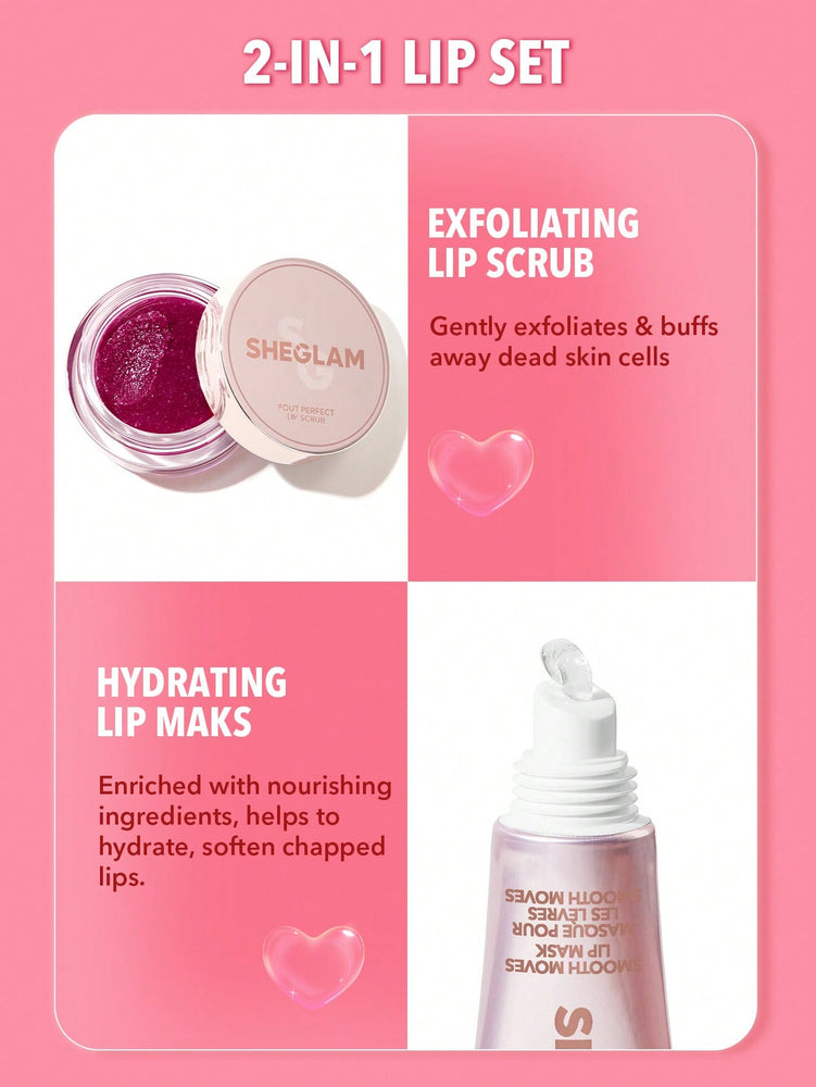 Juego de exfoliante para servicio de labios