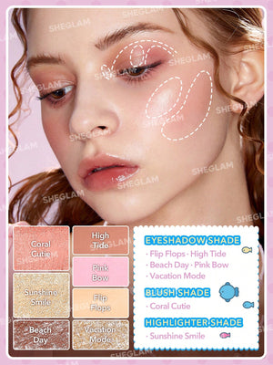 Hello Kitty｜SHEGLAM Fun In The Sun Color Palette