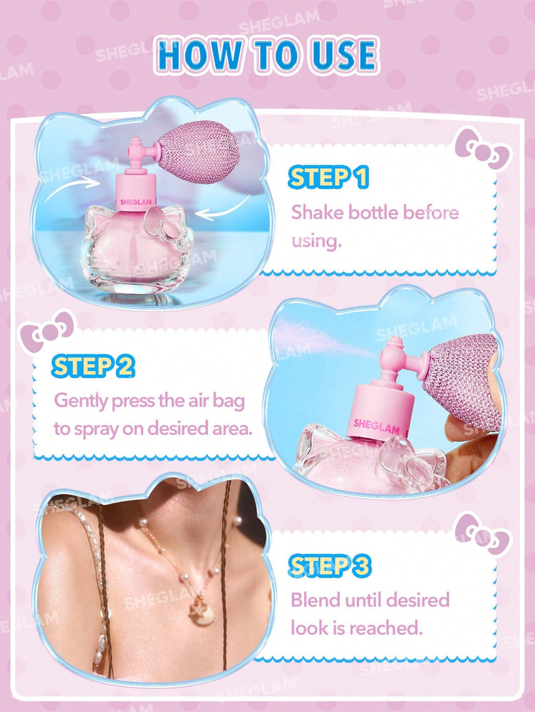 Hello Kitty｜SHEGLAM SHEGLAM Bow-Utiful Highlighting Body Mist-Kitty Glow