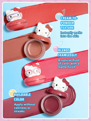 Hello Kitty｜SHEGLAM Coastal Charm Cream Blush-Ocean Breeze