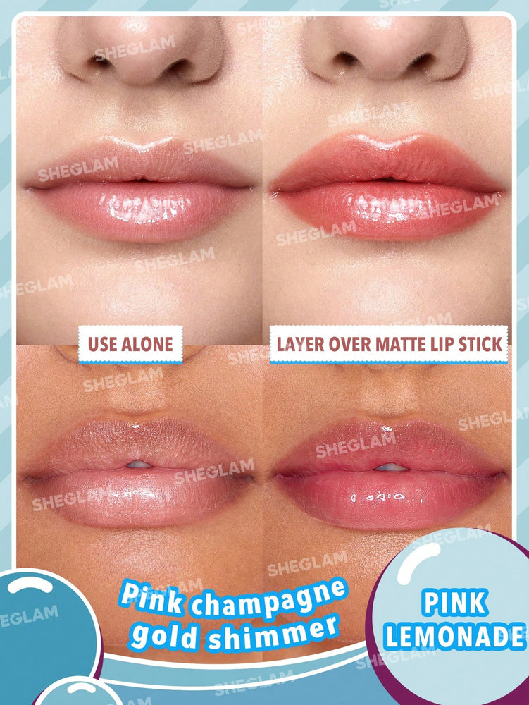 Hello Kitty｜SHEGLAM Poolside Perfection Lip Glaze-Pink Lemonade