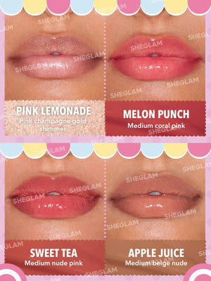 Hello Kitty｜SHEGLAM Poolside Perfection Lip Glaze Set