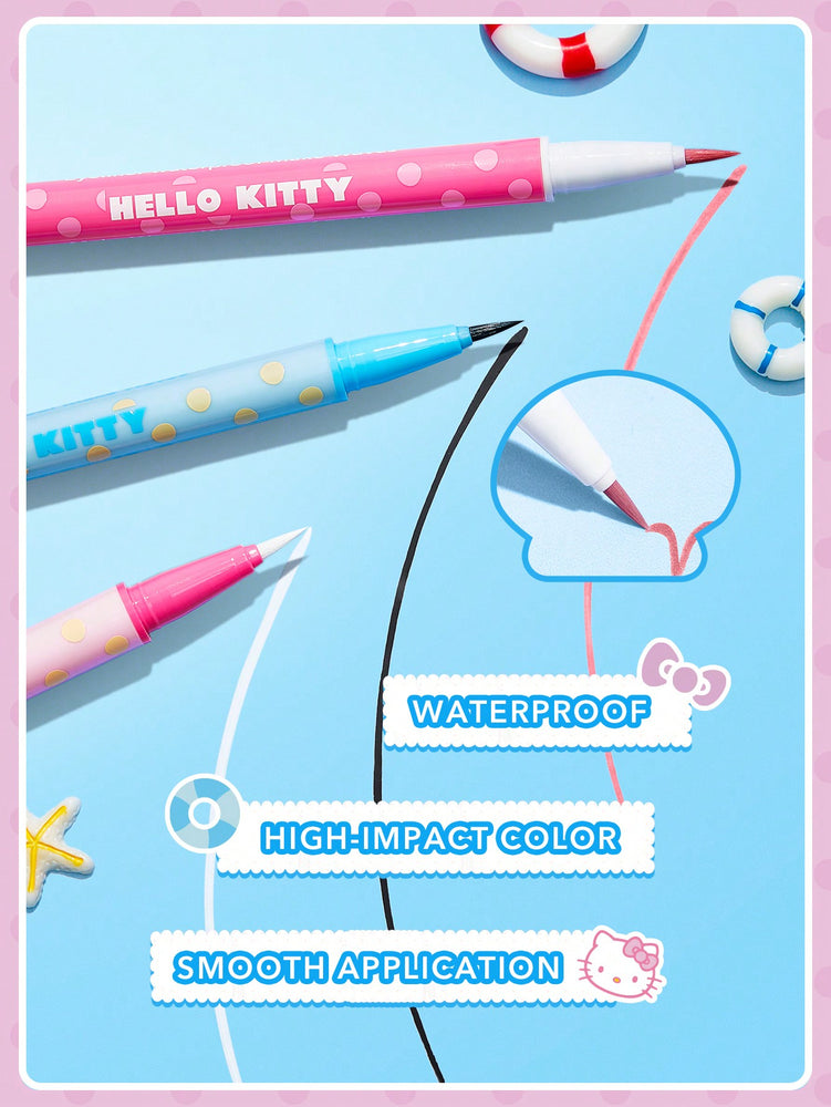 Hello Kitty｜SHEGLAM Make Waves Waterproof Eyeliner-Black Sand