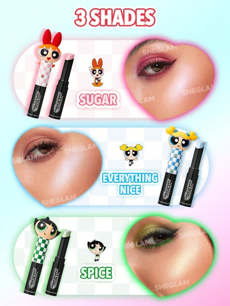 The Powerpuff Girls X SHEGLAM Power-Noia Shimmer Stick-Spice