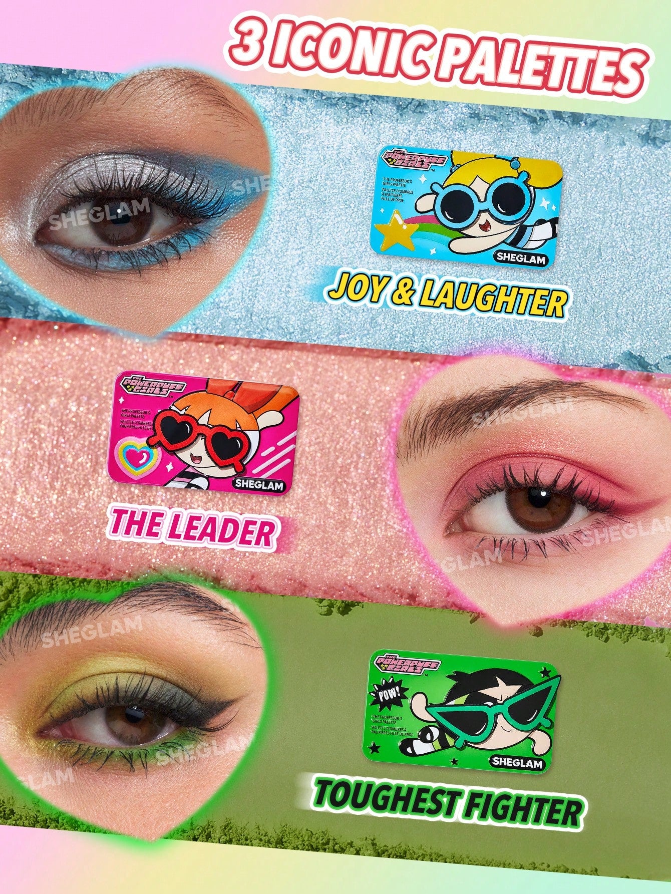 The Powerpuff Girls X SHEGLAM Collection Set