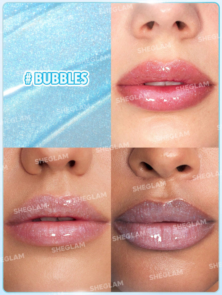 The Powerpuff Girls X SHEGLAM Super Trio Lip Gloss-Bubbles