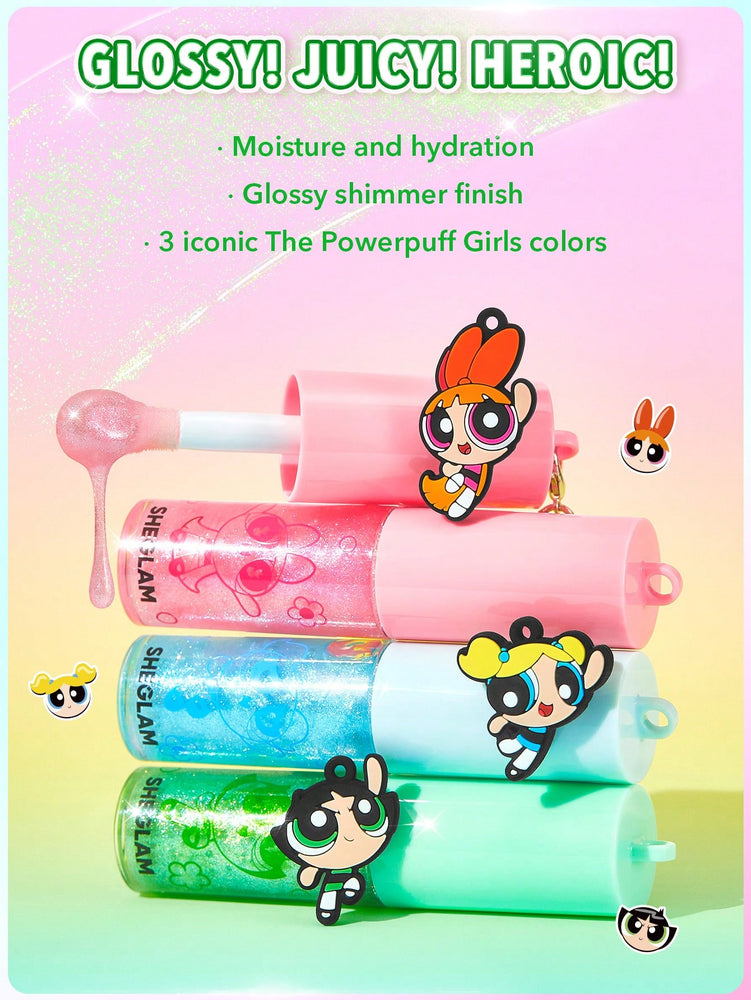 The Powerpuff Girls X SHEGLAM Super Trio Lip Gloss-Buttercup