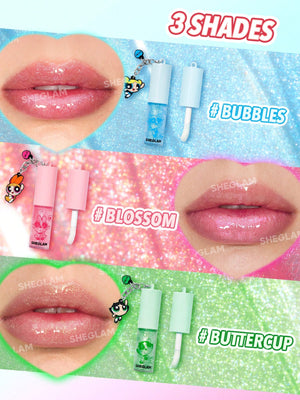 The Powerpuff Girls X SHEGLAM Super Trio Lip Gloss-Blossom