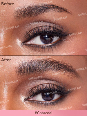 Brow-Fection Angled Brush & Dip-Charcoal