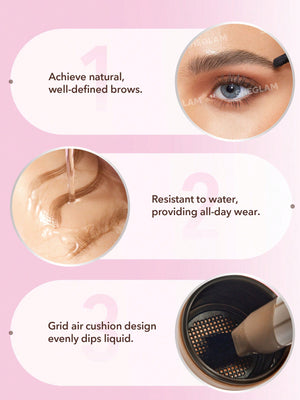 Brow-Fection Angled Brush & Dip-Ash