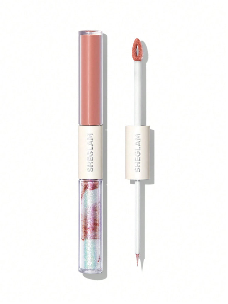 Silk & Sparkle Double Ended Liquid Eyeshadow-Rose