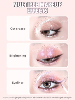 Silk & Sparkle Double Ended Liquid Eyeshadow-Rose